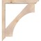 Ekena Millwork Westlake Traditional Smooth Bracket w/ Offset Brace, Douglas Fir, 5 1/2"W x 40"D x 44"H BKT0604X40X44WTL01SDF - alternate 4